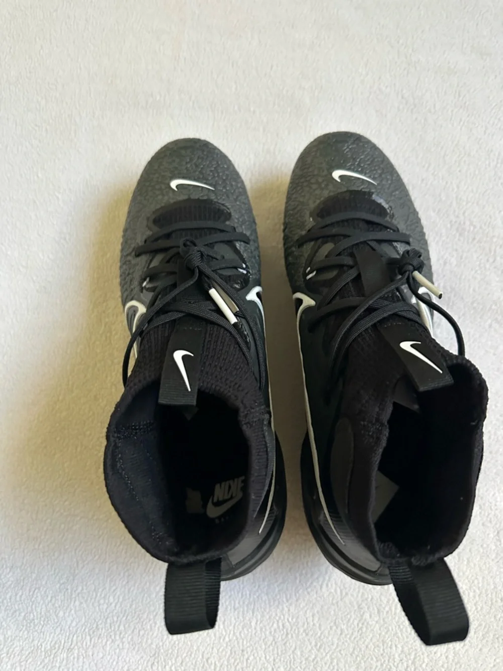 Nike Alpha Huarache NXT Men's Metal Baseball Cleats Black sz 8.5 DJ6517-010 - Picture 7 of 9